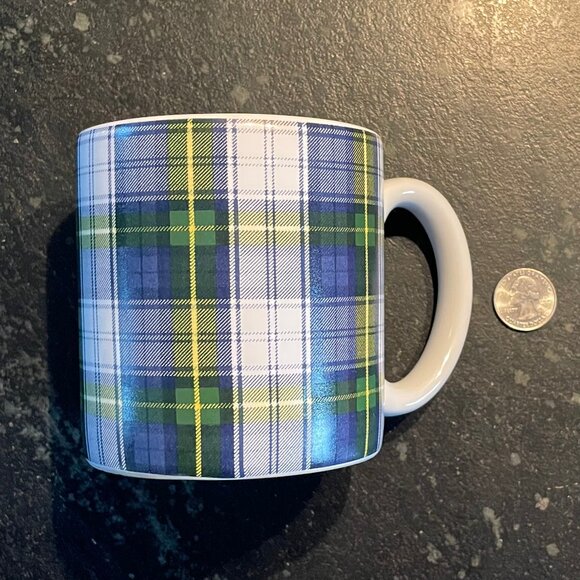 Eddie Bauer HOME Other - Scottish Tartan (Blue, White, Yellow Plaid) 16 Oz. Mug